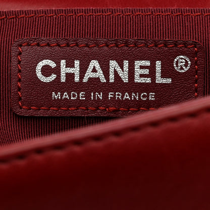 Chanel Lambskin Medium Celtic Boy Flap Red 6 of 10