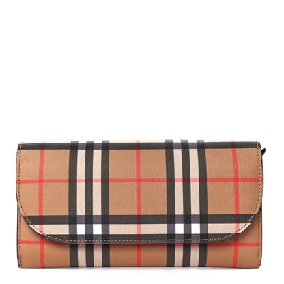 Burberry Vintage Check Halton Wallet Black 1 of 10