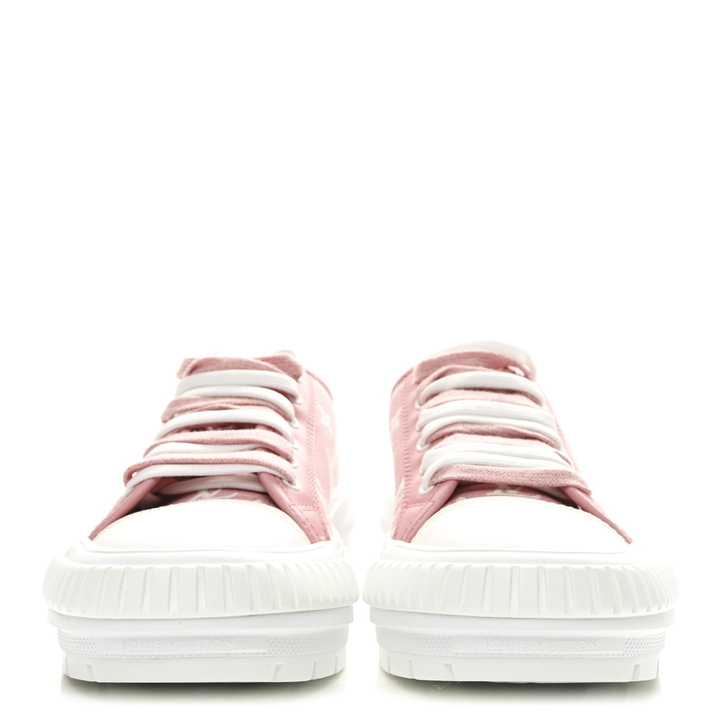 Denim Monogram Squad Sneakers 38.5 Pink 38.5 Pink
