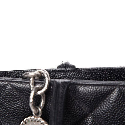 Chanel Caviar Quilted Medallion Tote Black 9 of 16