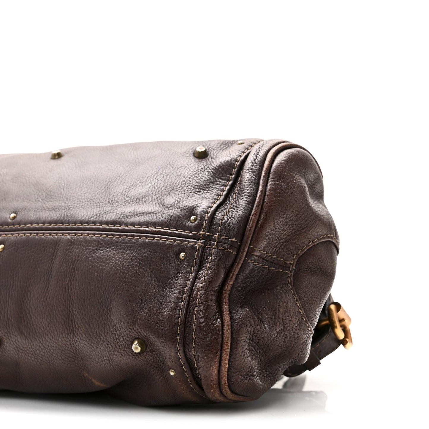 Calfskin Medium Paddington Satchel Chocolate