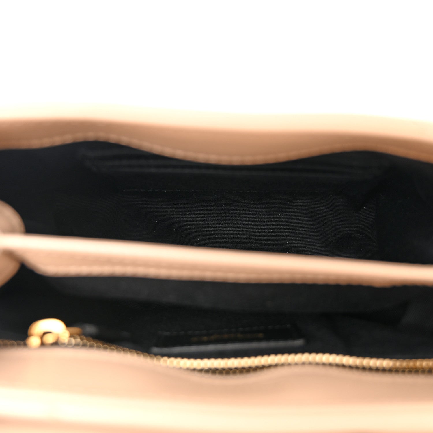 Saint Laurent Calfskin Y Quilted Monogram Toy Loulou Crossbody Bag Nude Powder 5 of 11