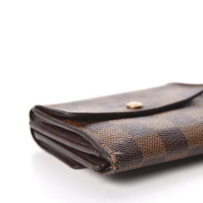Louis Vuitton Damier Ebene Elise Wallet 8 of 14