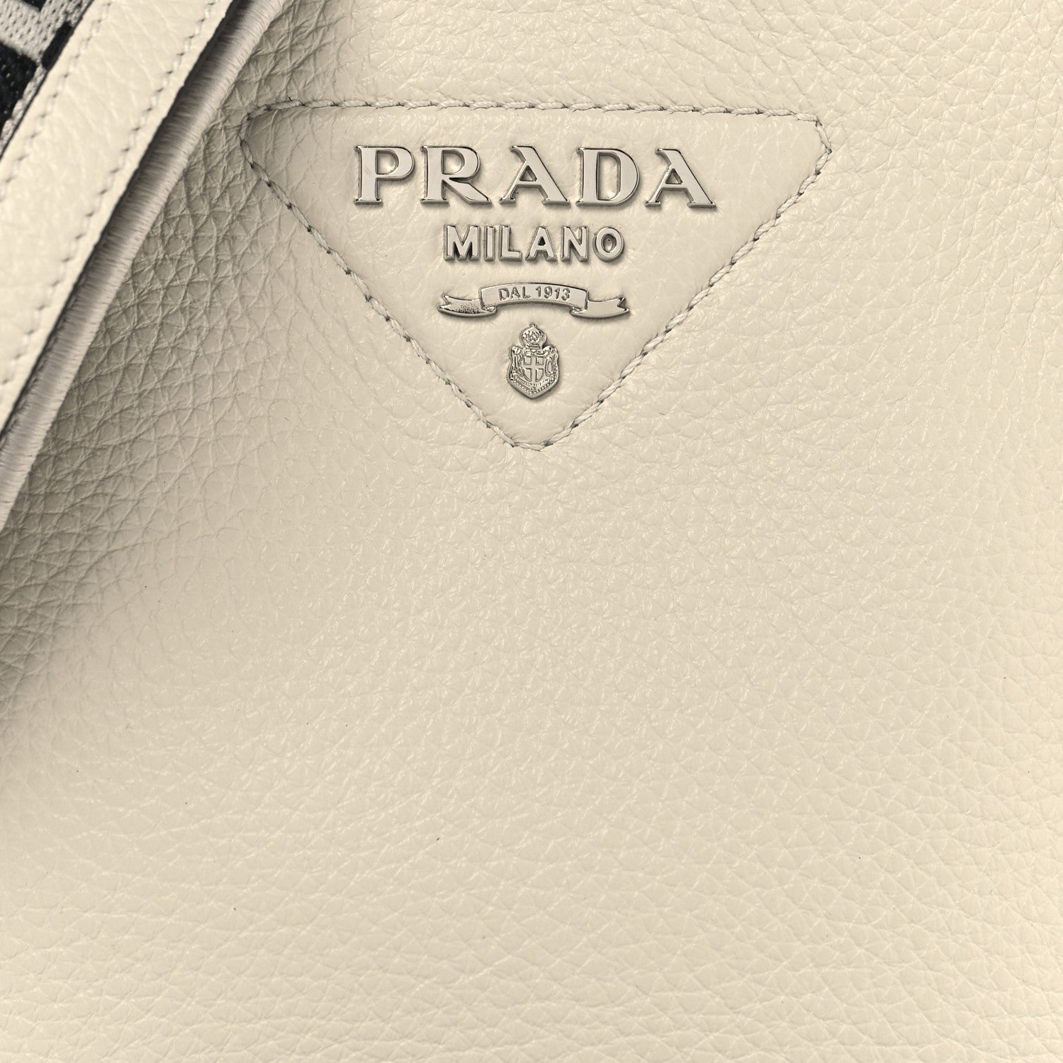 Prada Vitello Daino Soft Mini Hobo Messenger Bag White 6 of 8