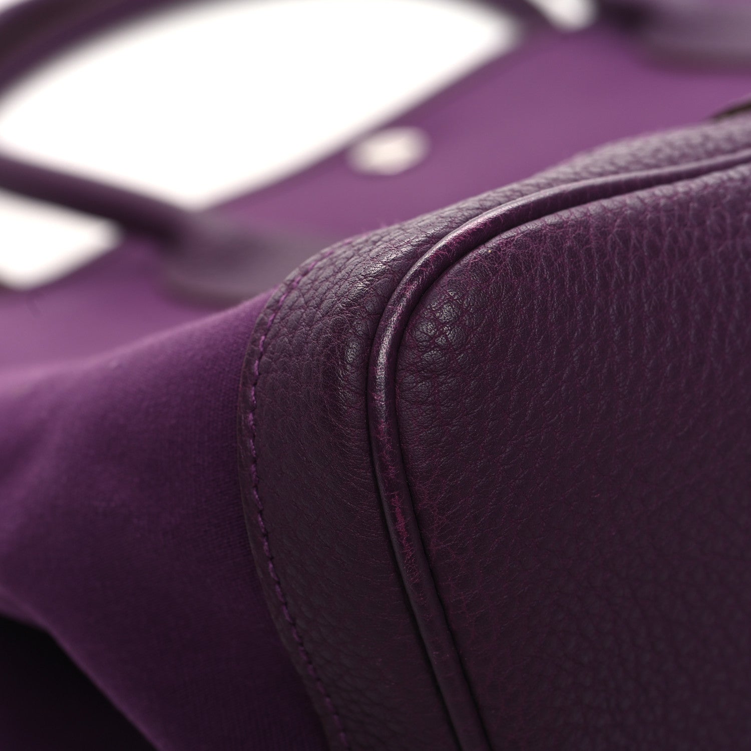 Hermes Toile Negonda Garden Party Tote 36 MM Cassis 8 of 11