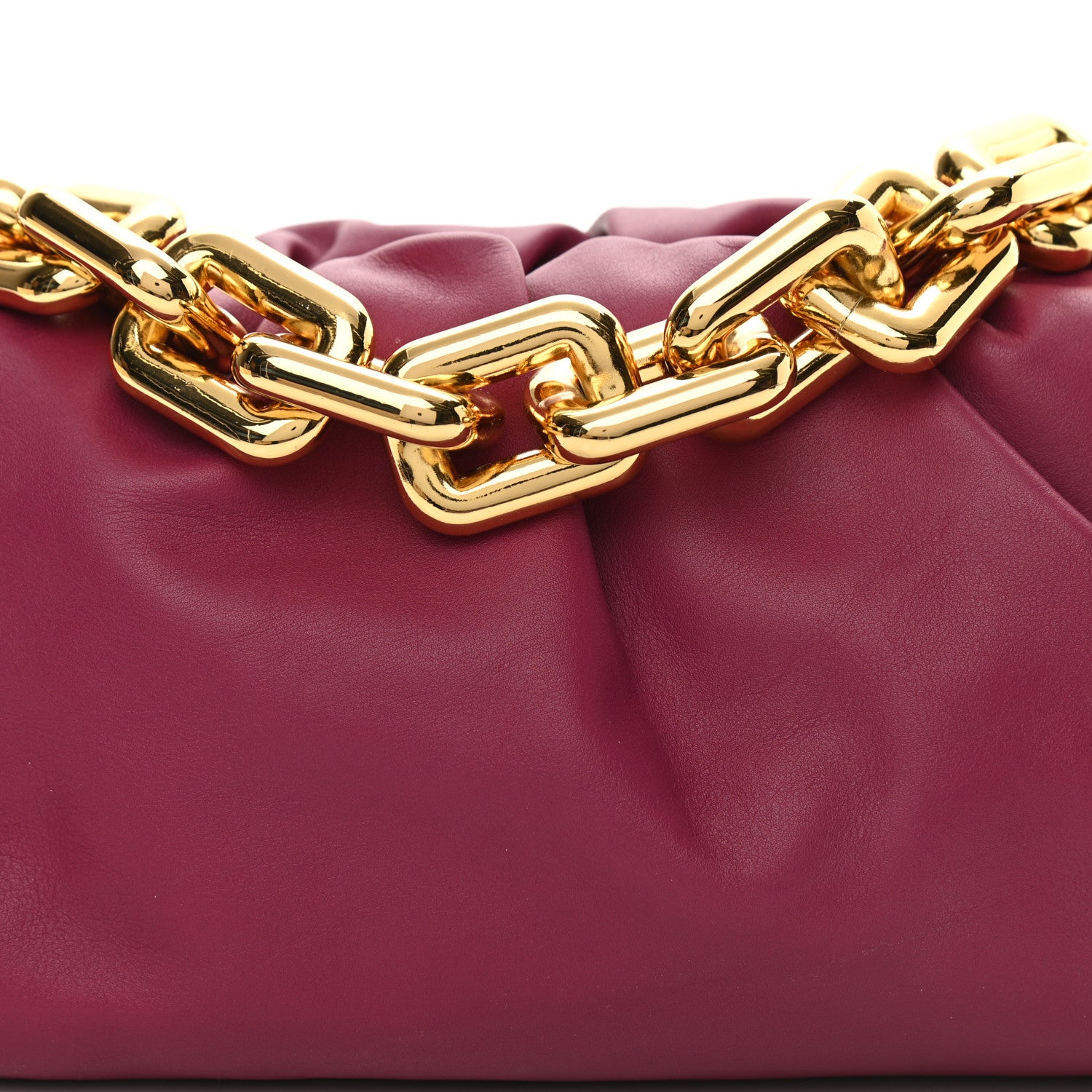Bottega Veneta Calfskin The Pouch Chain Cinnabar 8 of 12