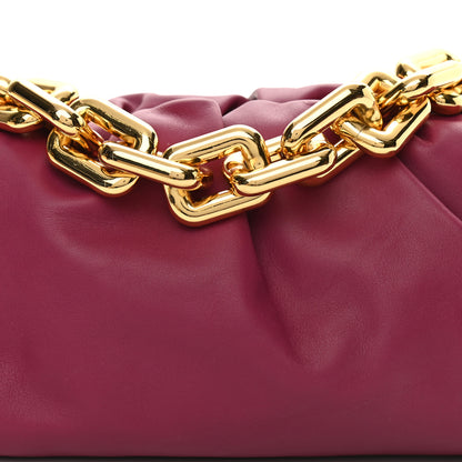 Bottega Veneta Calfskin The Pouch Chain Cinnabar 8 of 12