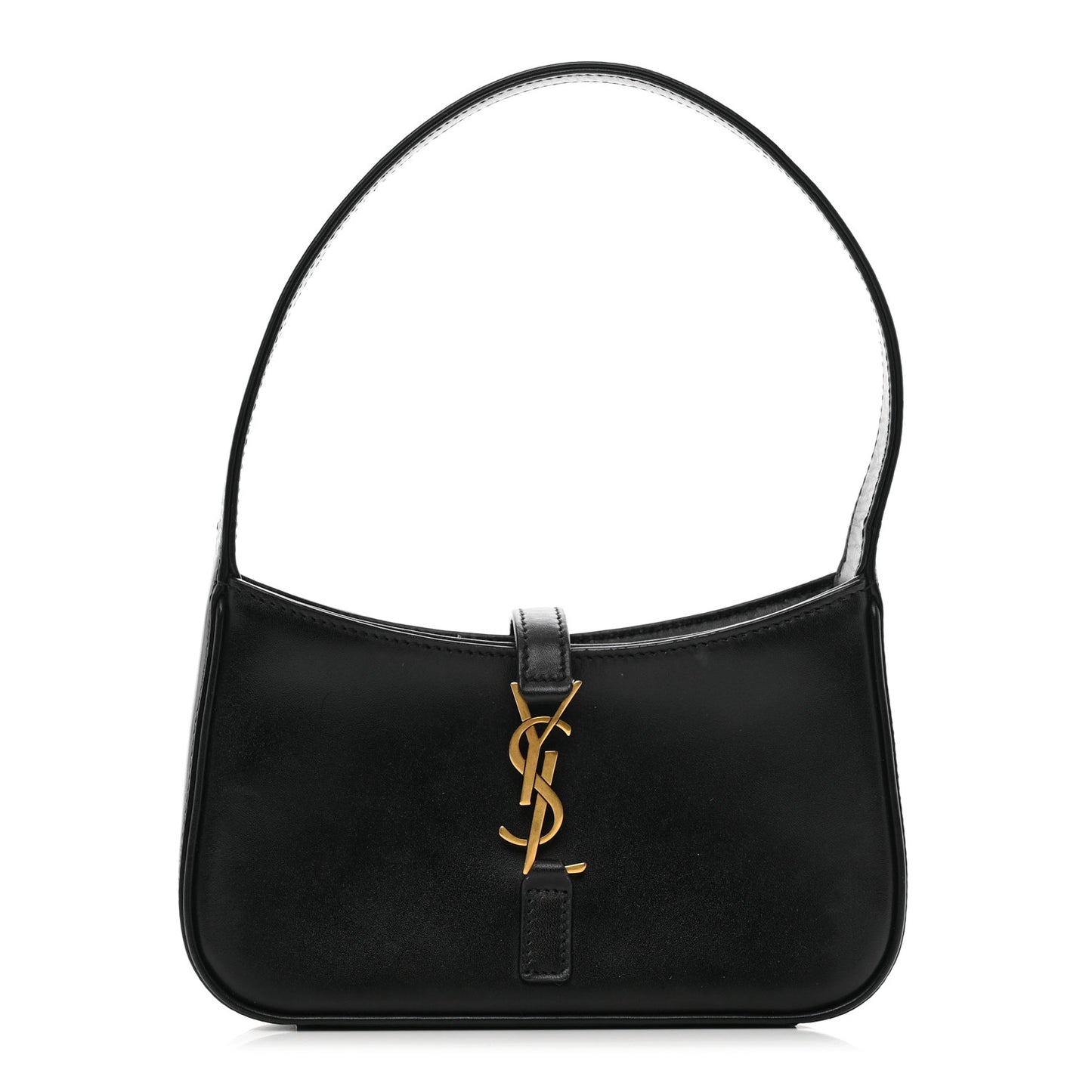 Smooth Calfskin Le 5 A 7 Mini Hobo Black