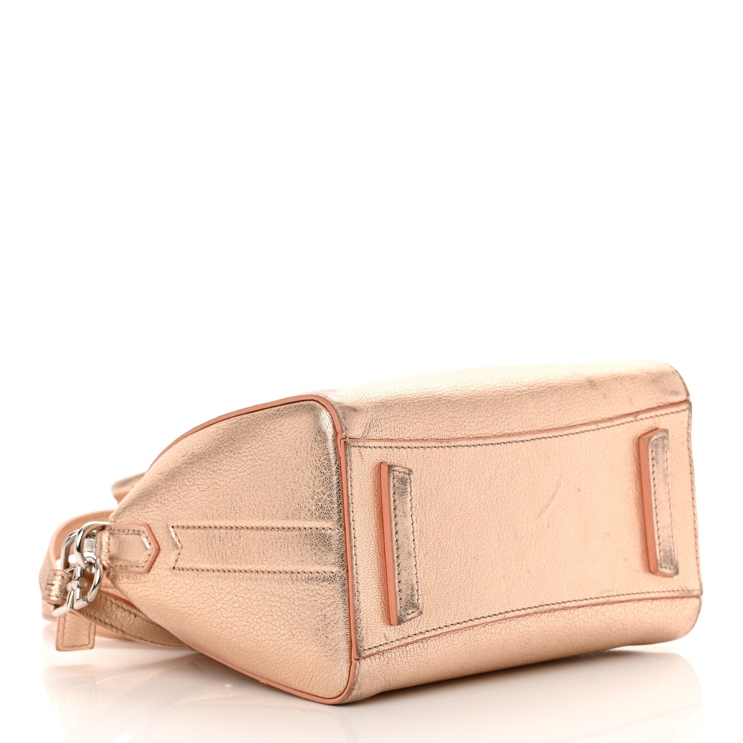 Givenchy Metallic Sugar Goatskin Mini Antigona Light Pink 4 of 25