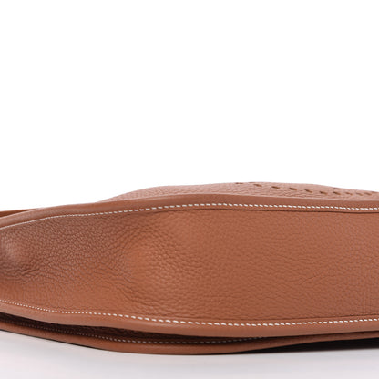 Hermes Taurillon Clemence Evelyne III PM Gold 6 of 9