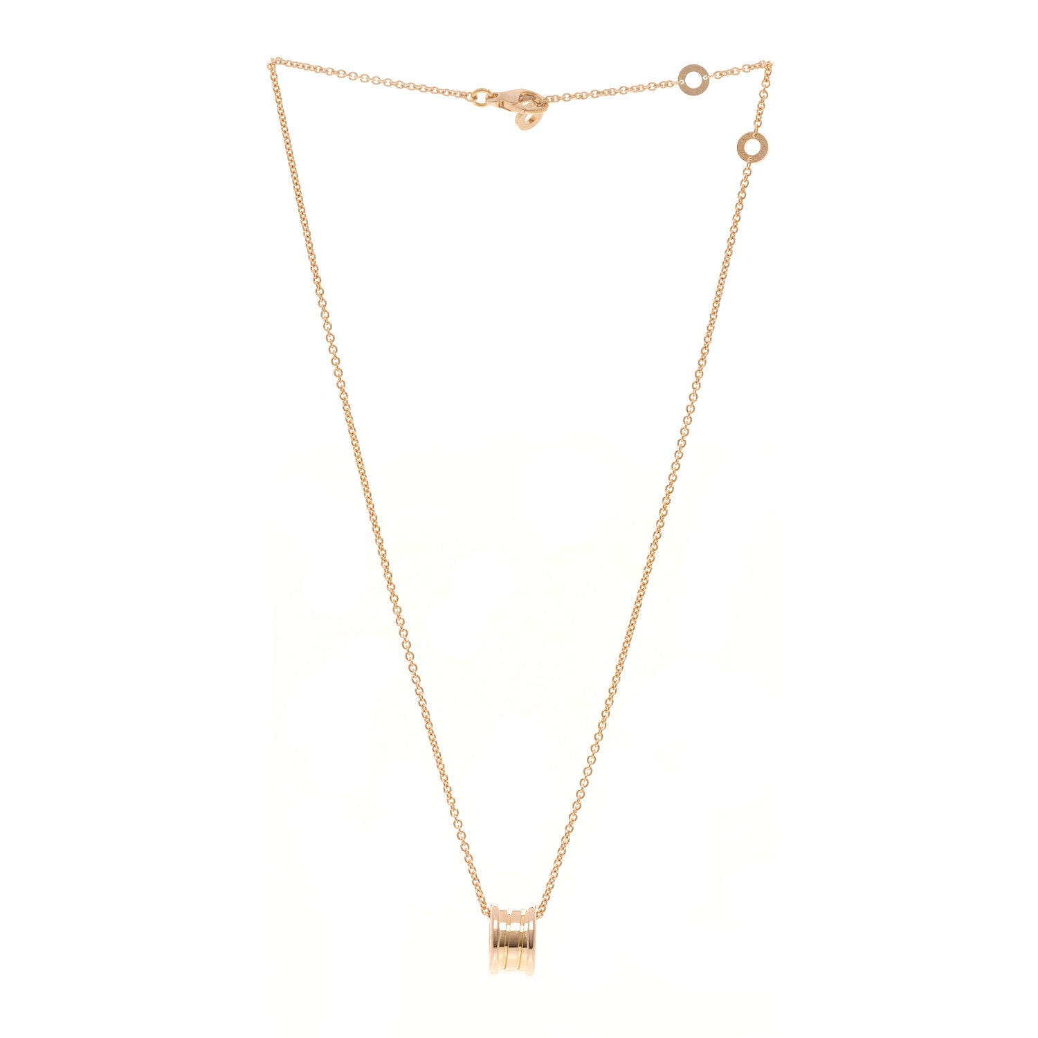 Bulgari 18K Rose Gold B.Zero1 Pendant Necklace 3 of 4