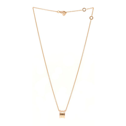 Bulgari 18K Rose Gold B.Zero1 Pendant Necklace 3 of 4