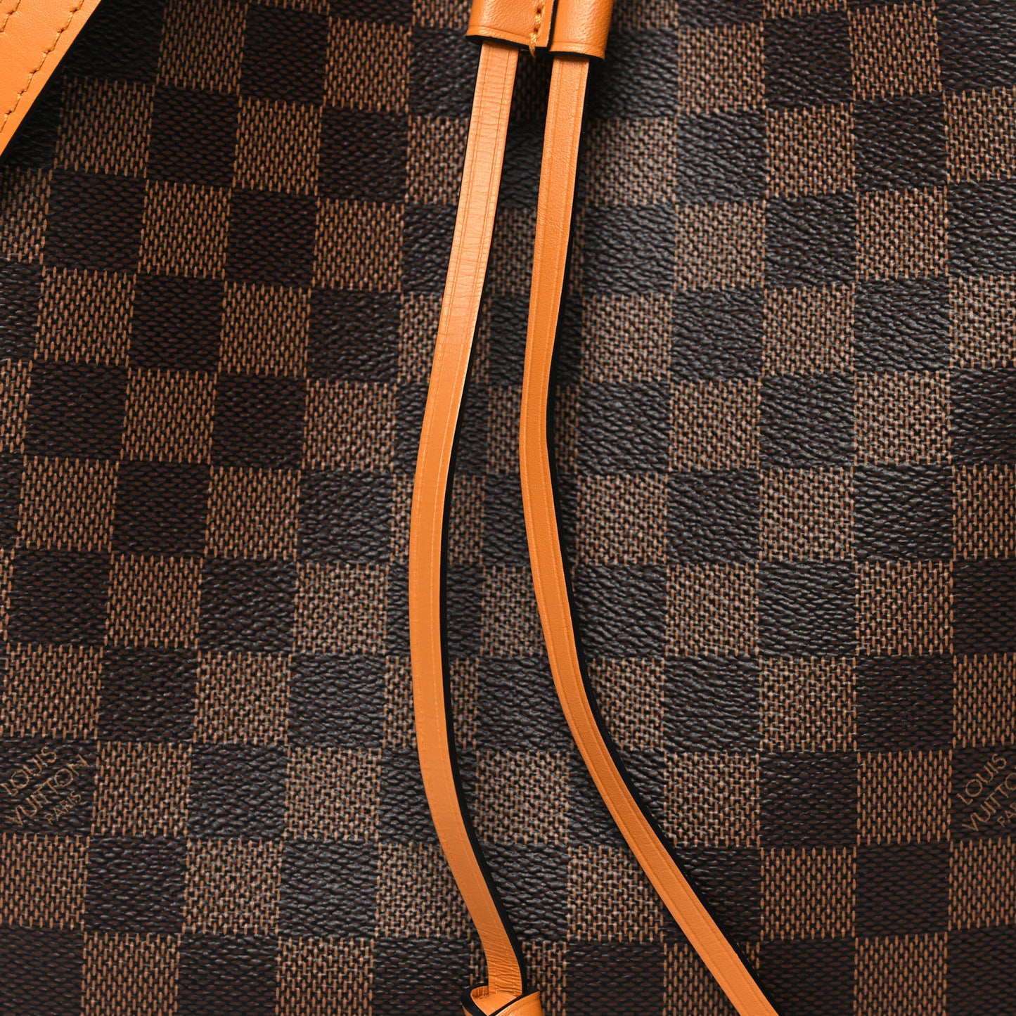 Damier Ebene Neonoe MM Safran