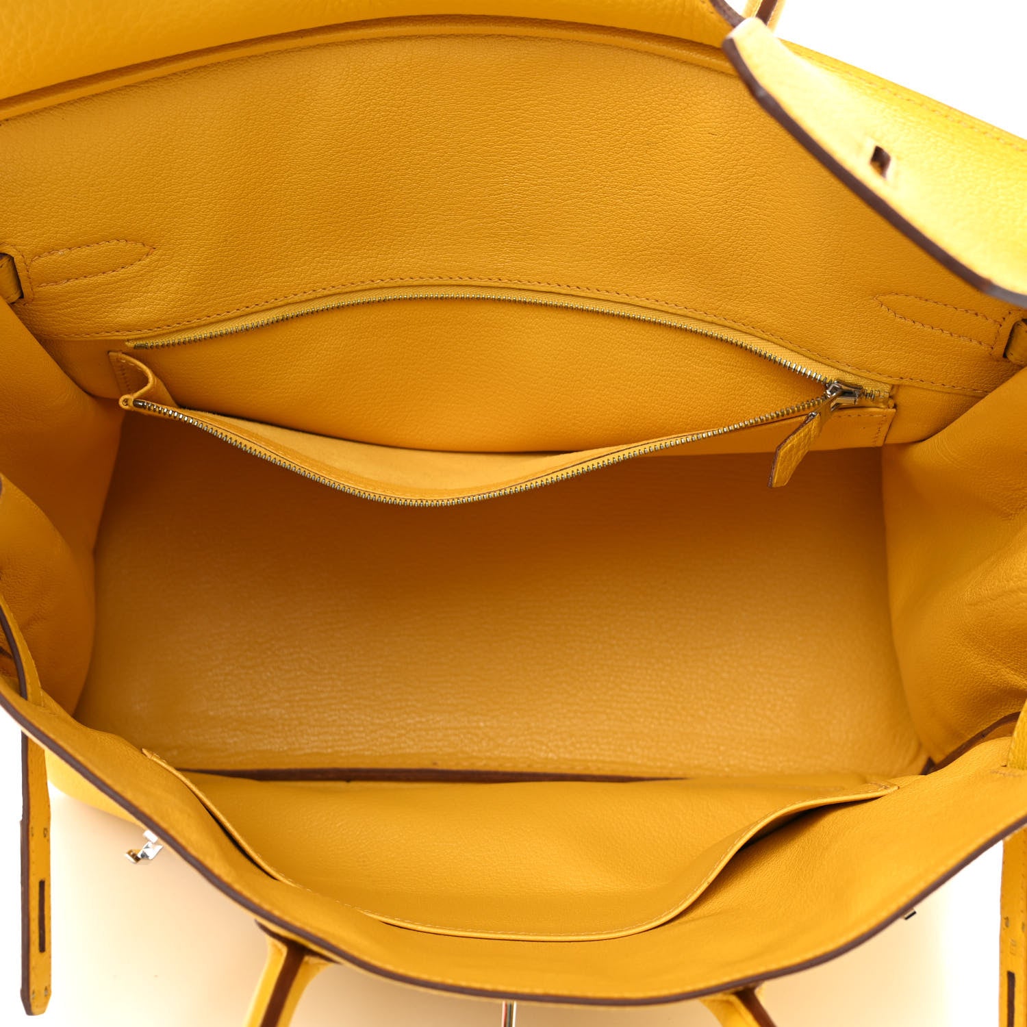 Hermes Taurillon Clemence Birkin 35 Soleil 7 of 10