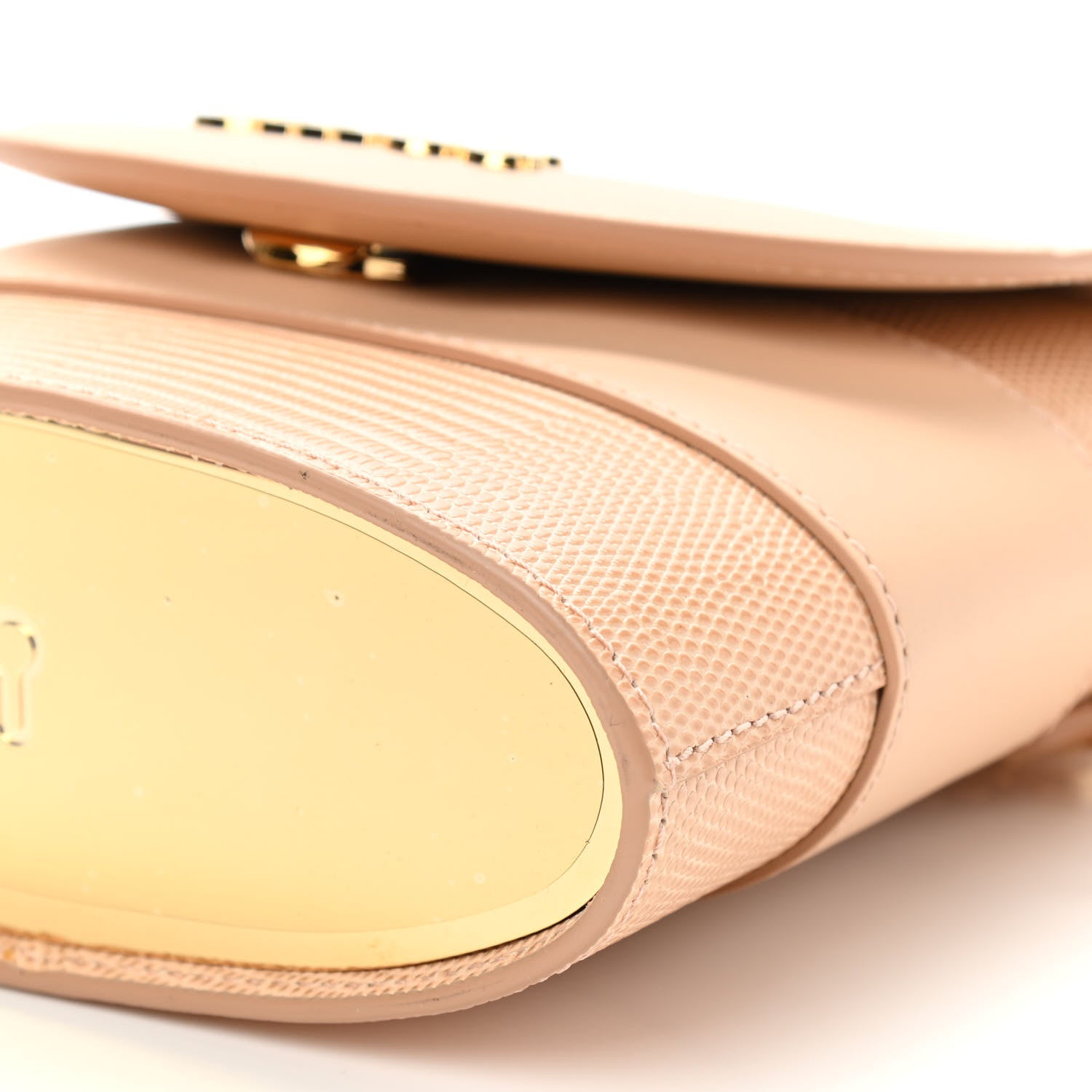 Chloe Calfskin Lizard Embossed Small Aby Lock Delicate Pink 10 of 10