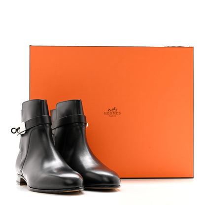 Hermes Calfskin Neo Ankle Boots 35.5 Black 10 of 10