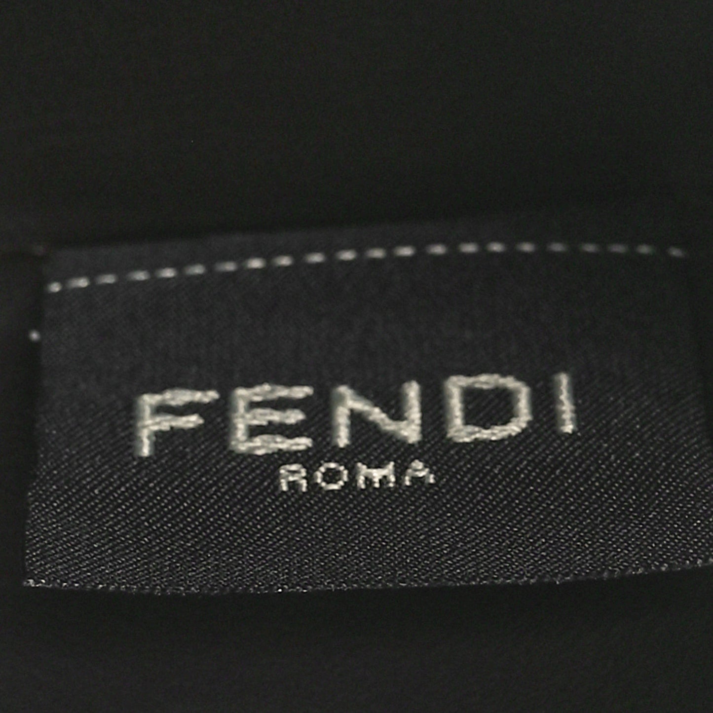 Vitello Ceylon Bi-Color FF 1974 Embossed FF Diamonds Card Holder Maya Black