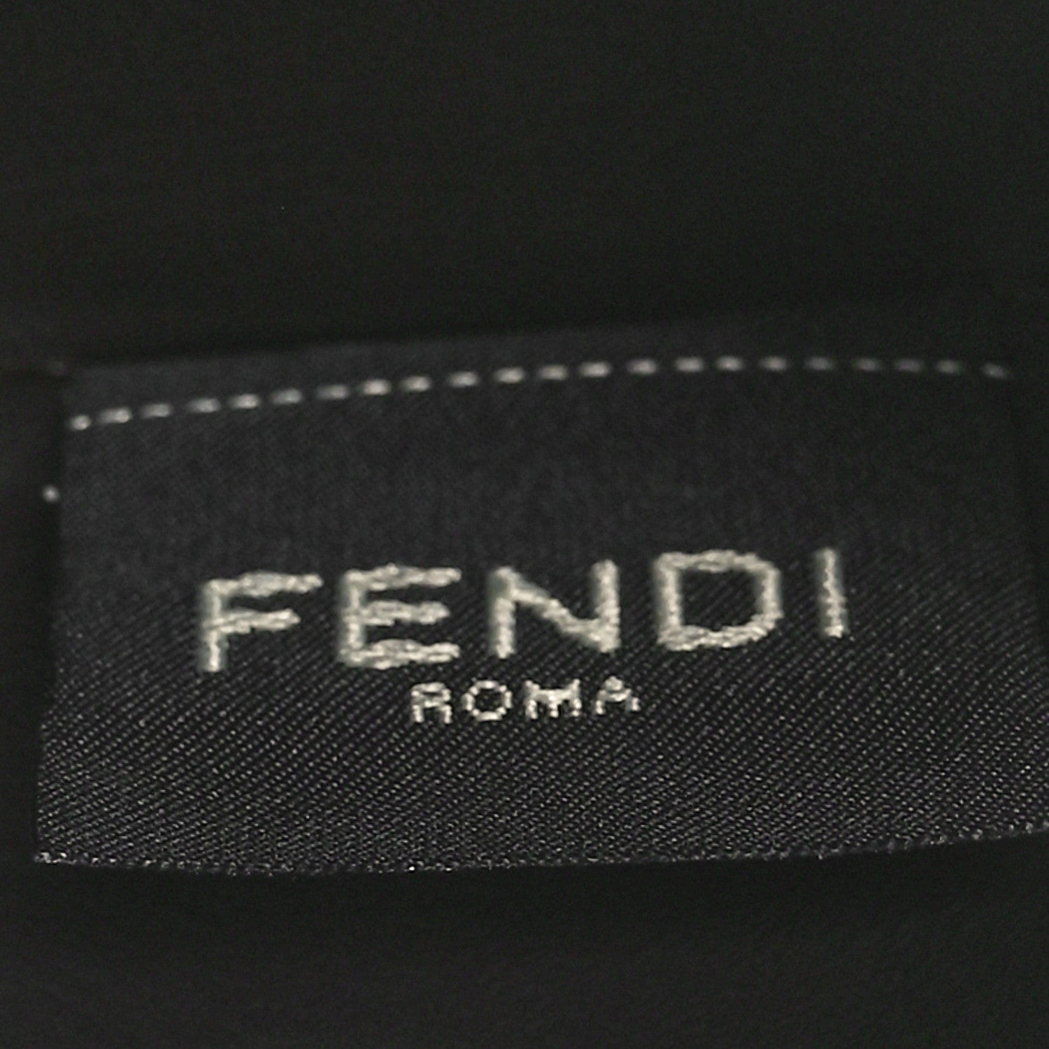 Fendi Vitello Ceylon Bi-Color FF 1974 Embossed FF Diamonds Card Holder Maya Black 6 of 7
