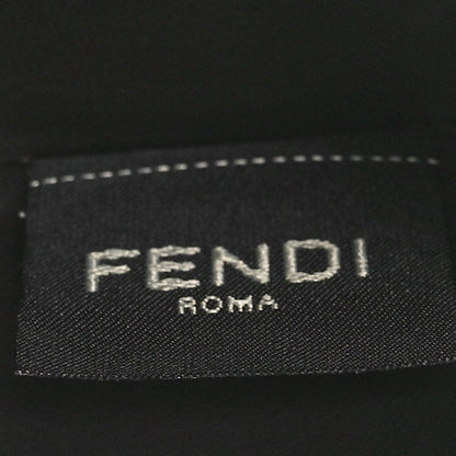 Fendi Vitello Ceylon Bi-Color FF 1974 Embossed FF Diamonds Card Holder Maya Black 6 of 7