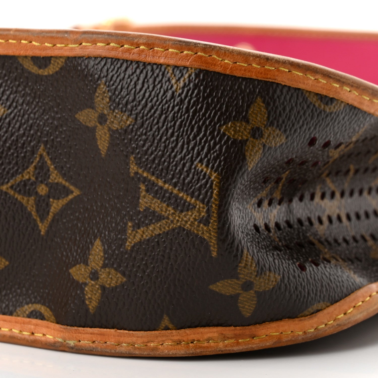 Louis Vuitton Monogram Perforated Musette Fuchsia 9 of 9