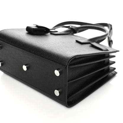 Saint Laurent Grained Calfskin Nano Sac De Jour Black 5 of 8