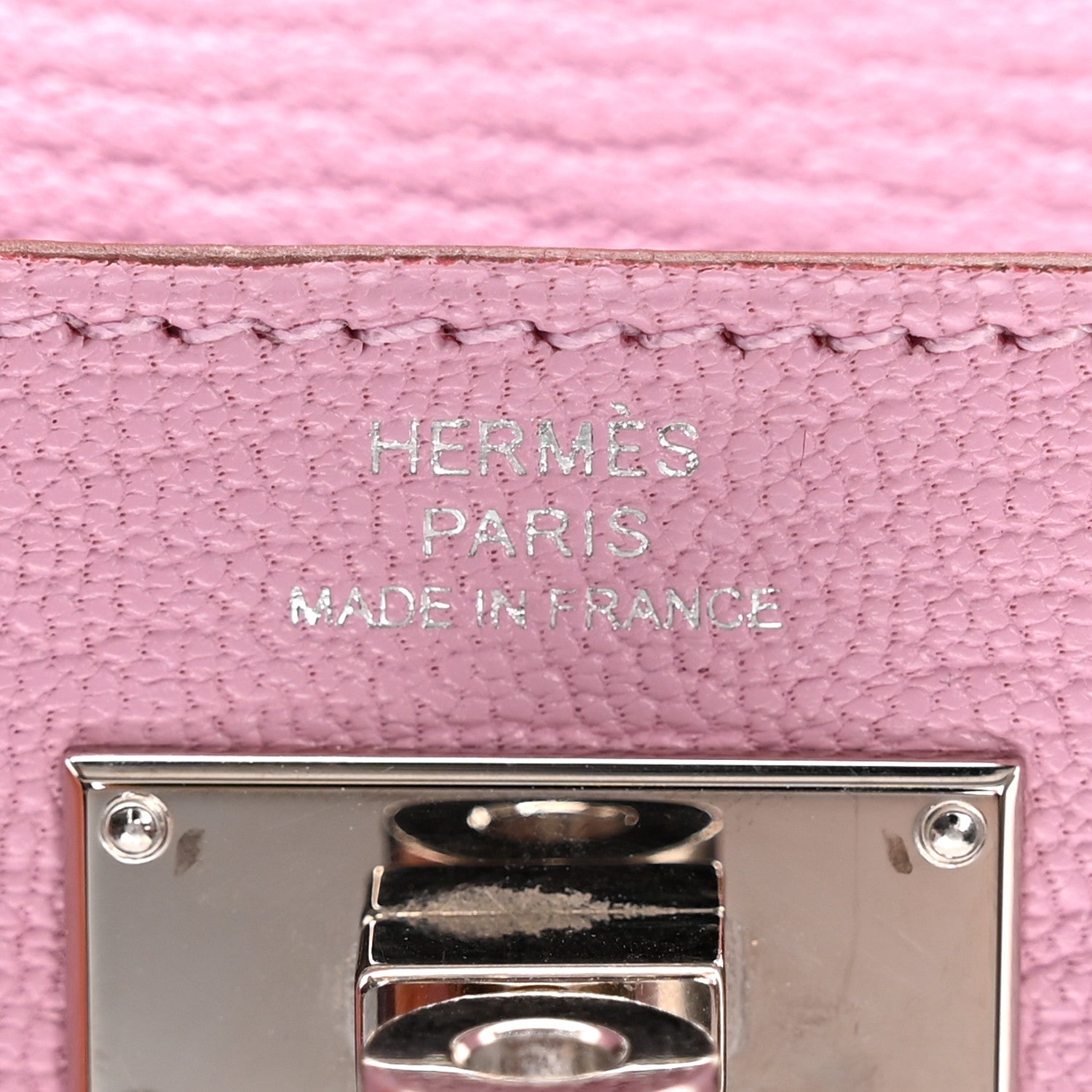 Hermes Chevre Mysore Kelly Pocket Compact Wallet Mauve Sylvestre 7 of 12