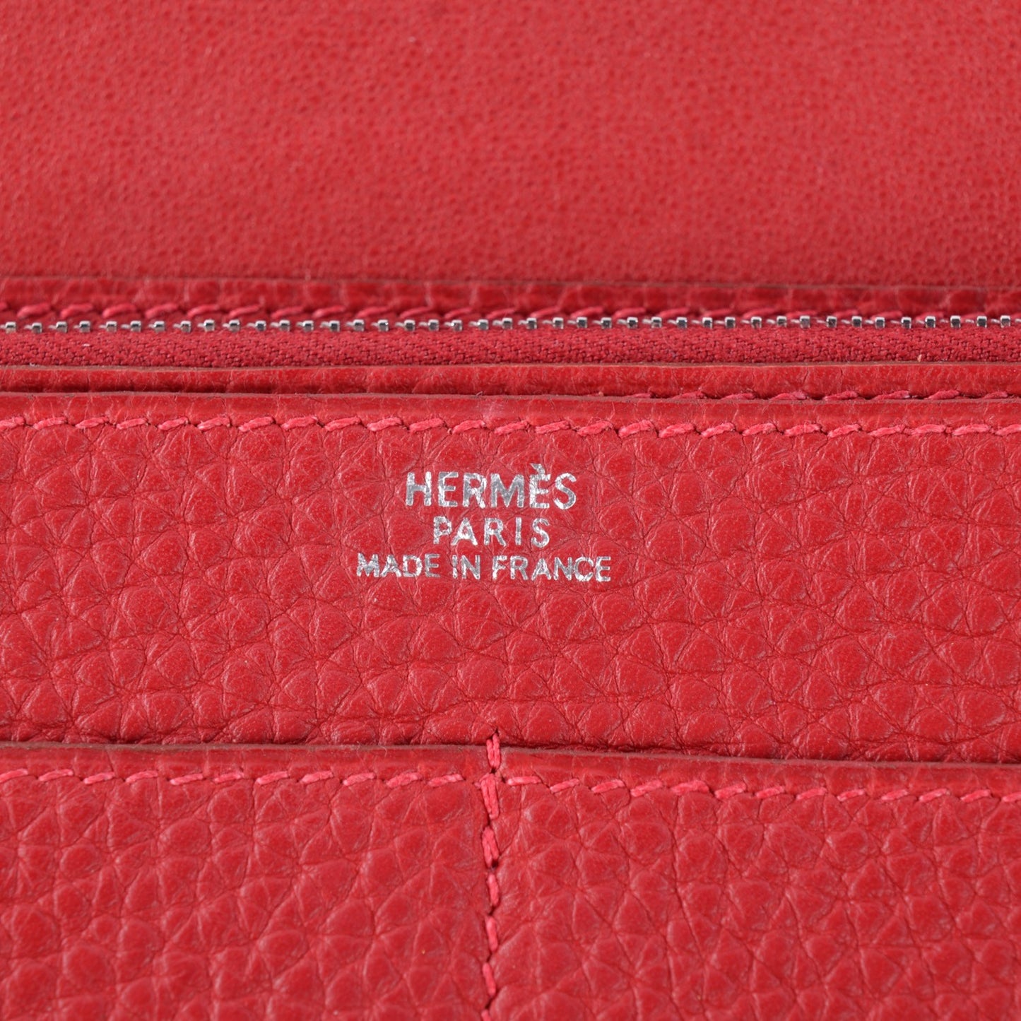 Togo Dogon Duo Wallet Rouge