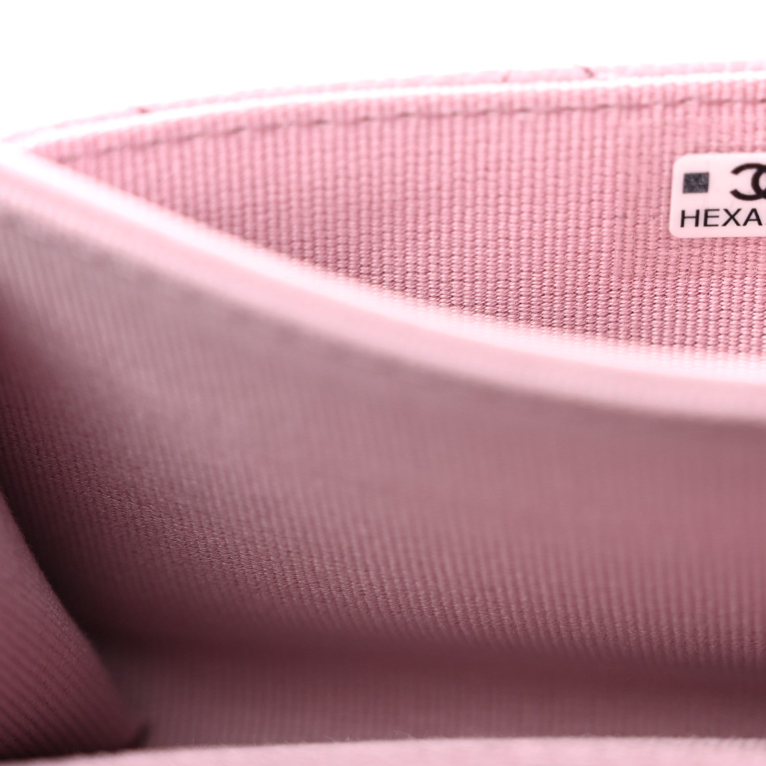 Chanel Caviar Quilted Flap Card Holder Wallet Light Pink 8 of 9