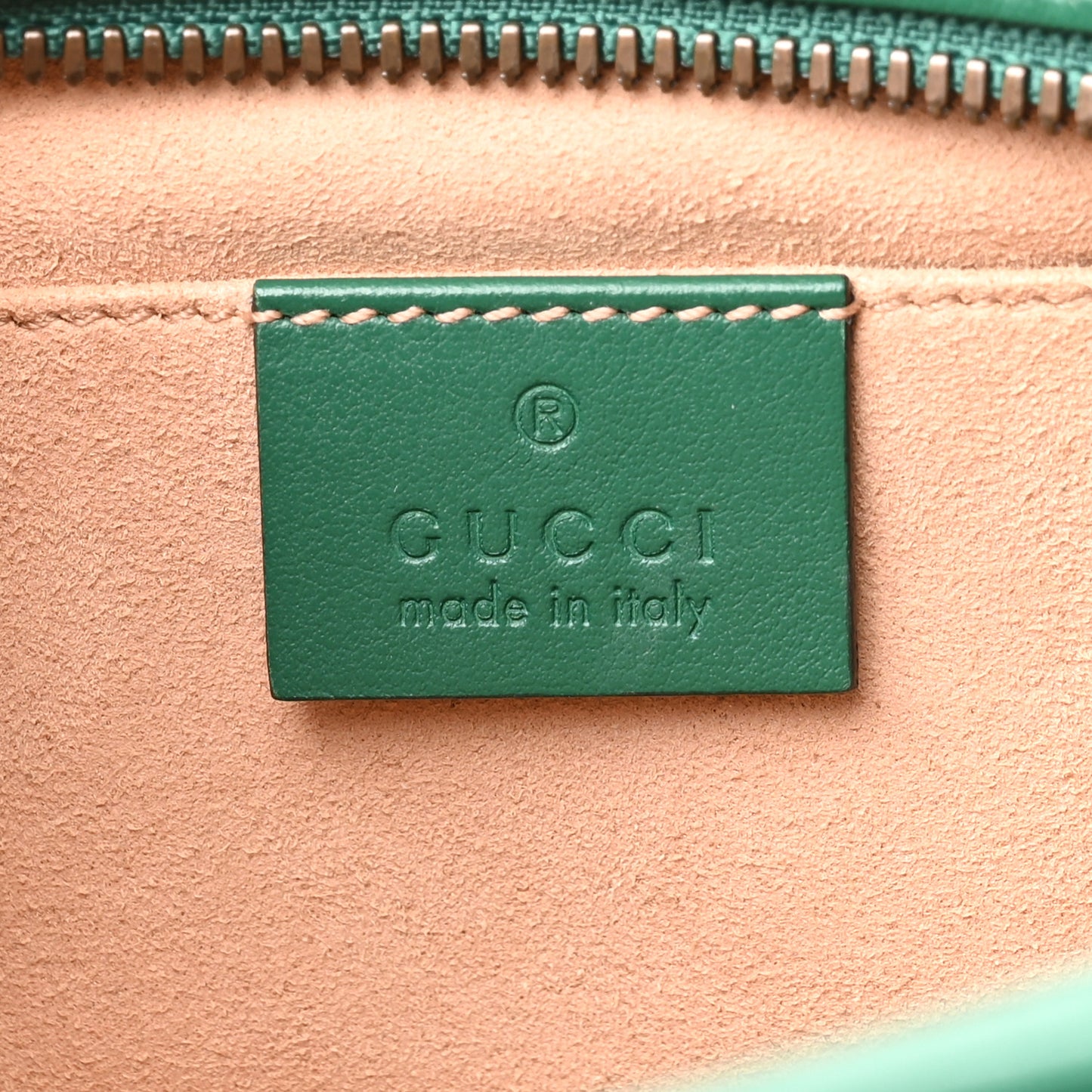 Calfskin Matelasse Small GG Marmont Chain Shoulder Bag Emerald Green