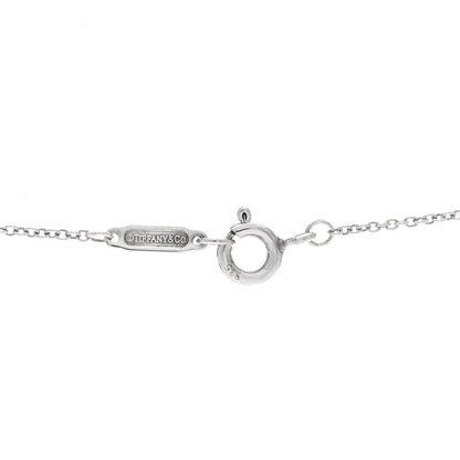 Tiffany 18K Yellow Rose Gold Sterling Silver Mini Heart Trefoil Key Pendant Necklace 4 of 5