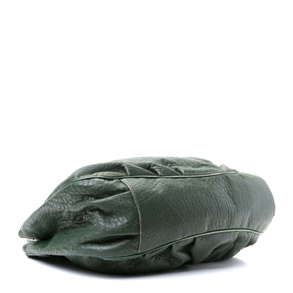 Fendi Crinkled Lambskin Mia Tote Verde Inglese 3 of 11