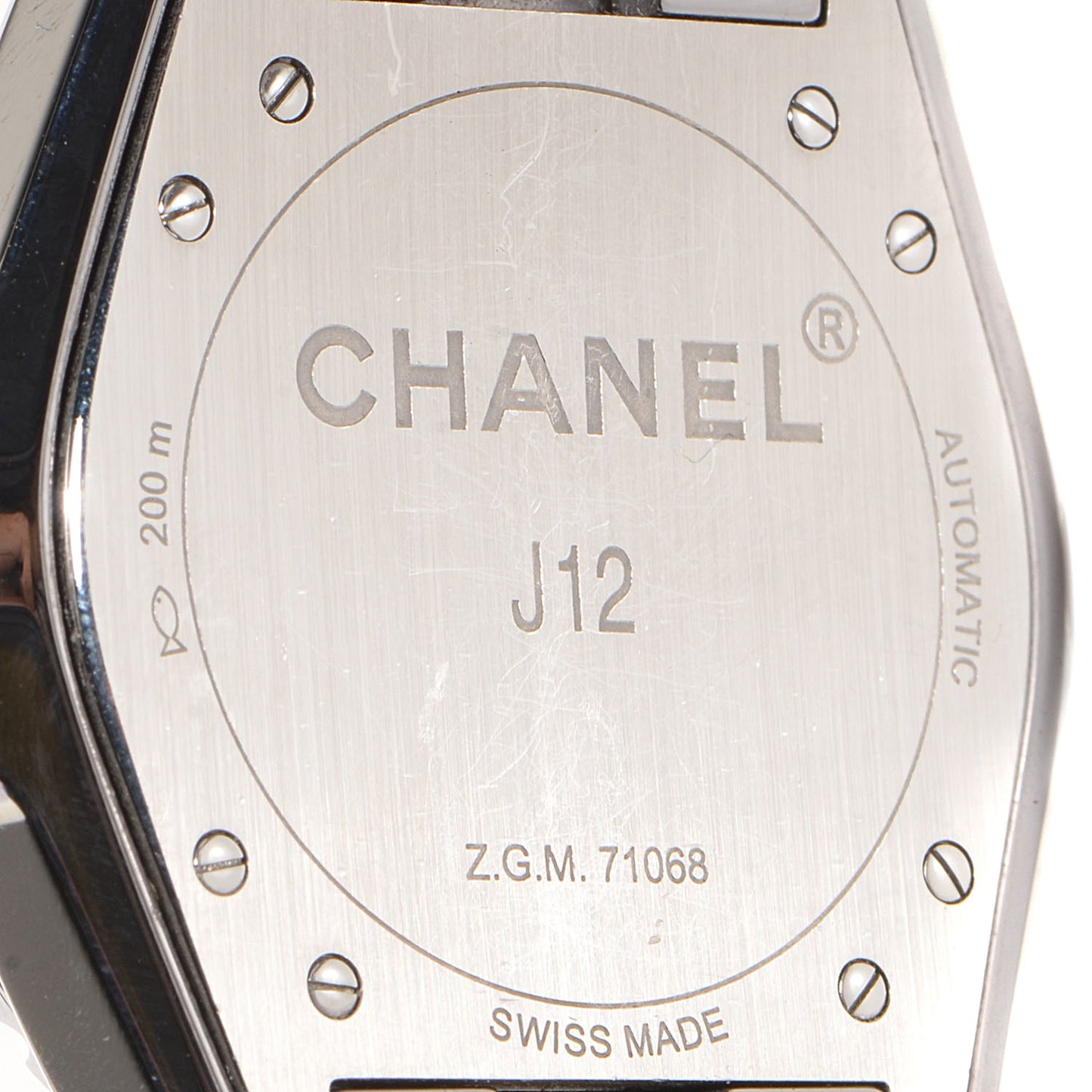 Titanium Ceramic Diamond 38mm J12 Automatic Watch
