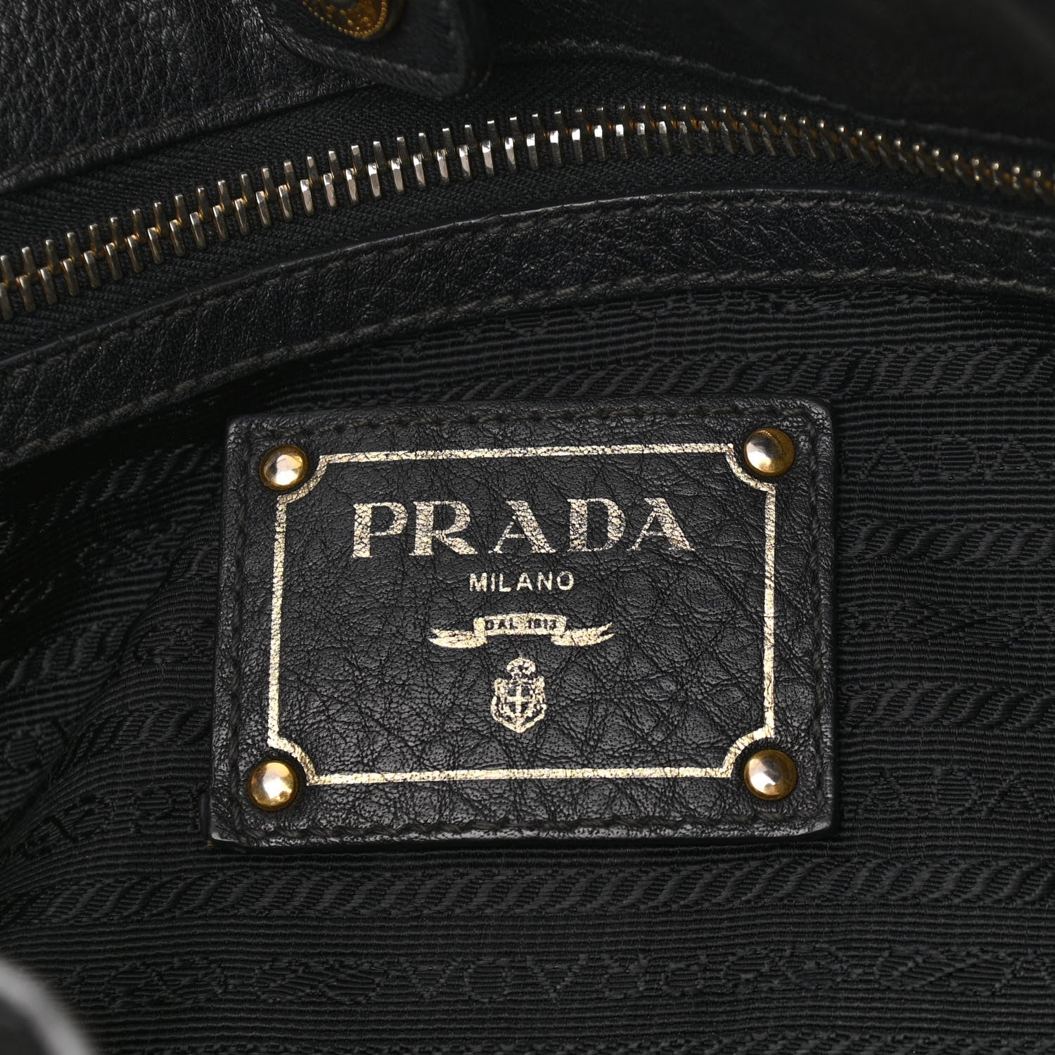 Prada Vitello Phenix Satchel Black 5 of 12