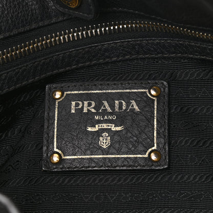 Prada Vitello Phenix Satchel Black 5 of 12