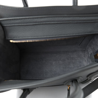 Celine Baby Drummed Calfskin Nano Luggage Kohl 4 of 4