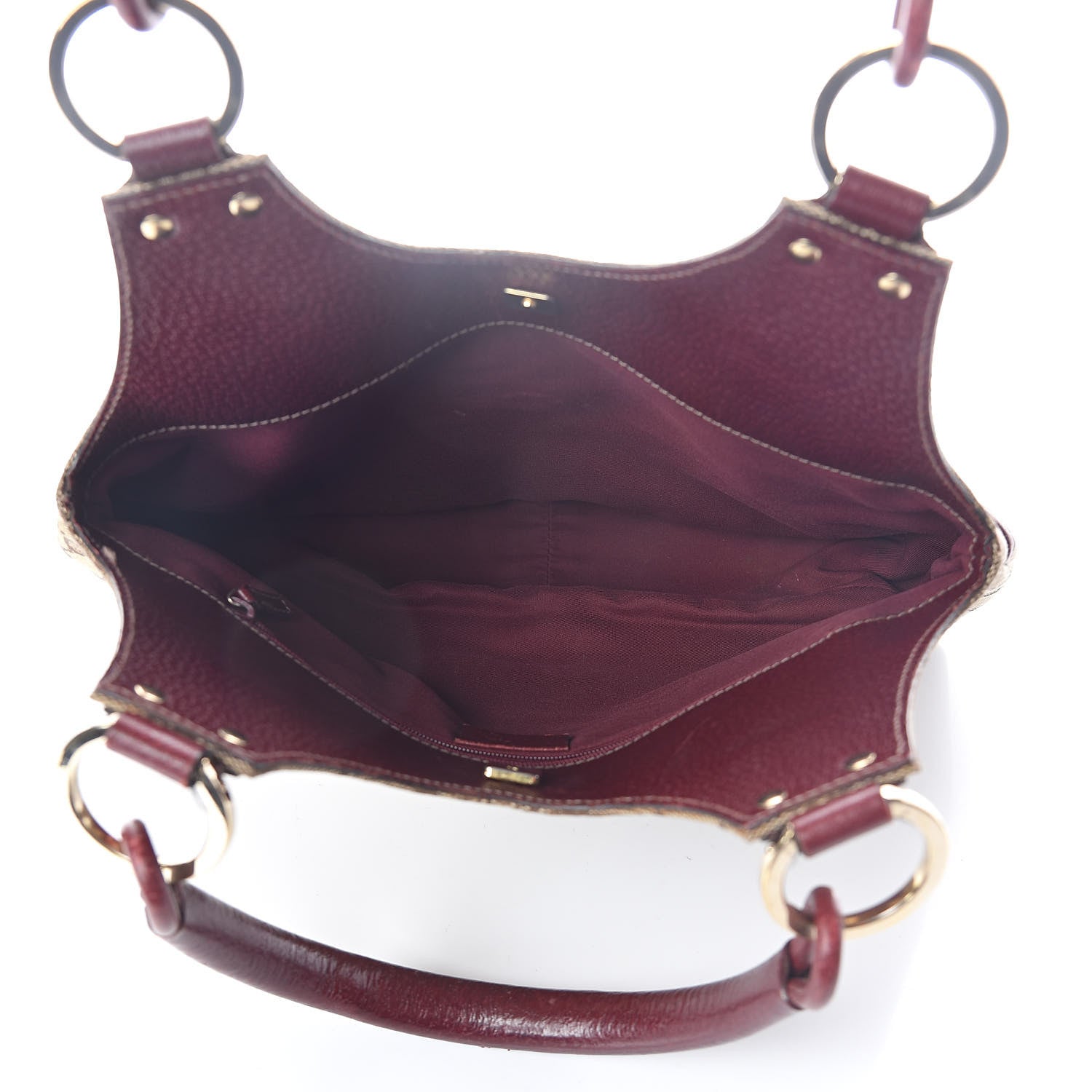 Gucci GUCCIMonogramShoulderBagRed 5 of 9