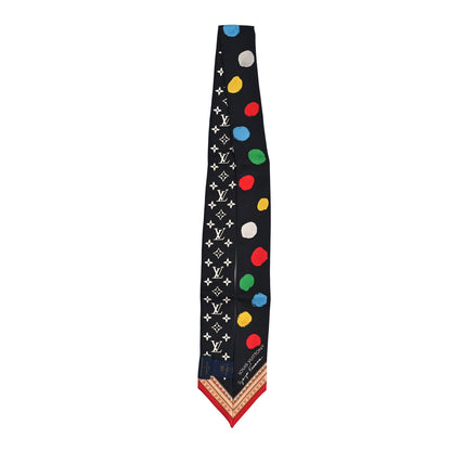 Louis Vuitton LV X YK Silk Monogram Bandeau Black Multicolor 2 of 4