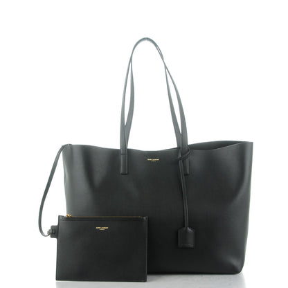 Saint Laurent Calfskin Large Shopping Tote Black 5 of 9