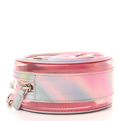 Chanel PVC Lambskin Filigree Round Clutch With Chain Pink 4 of 12