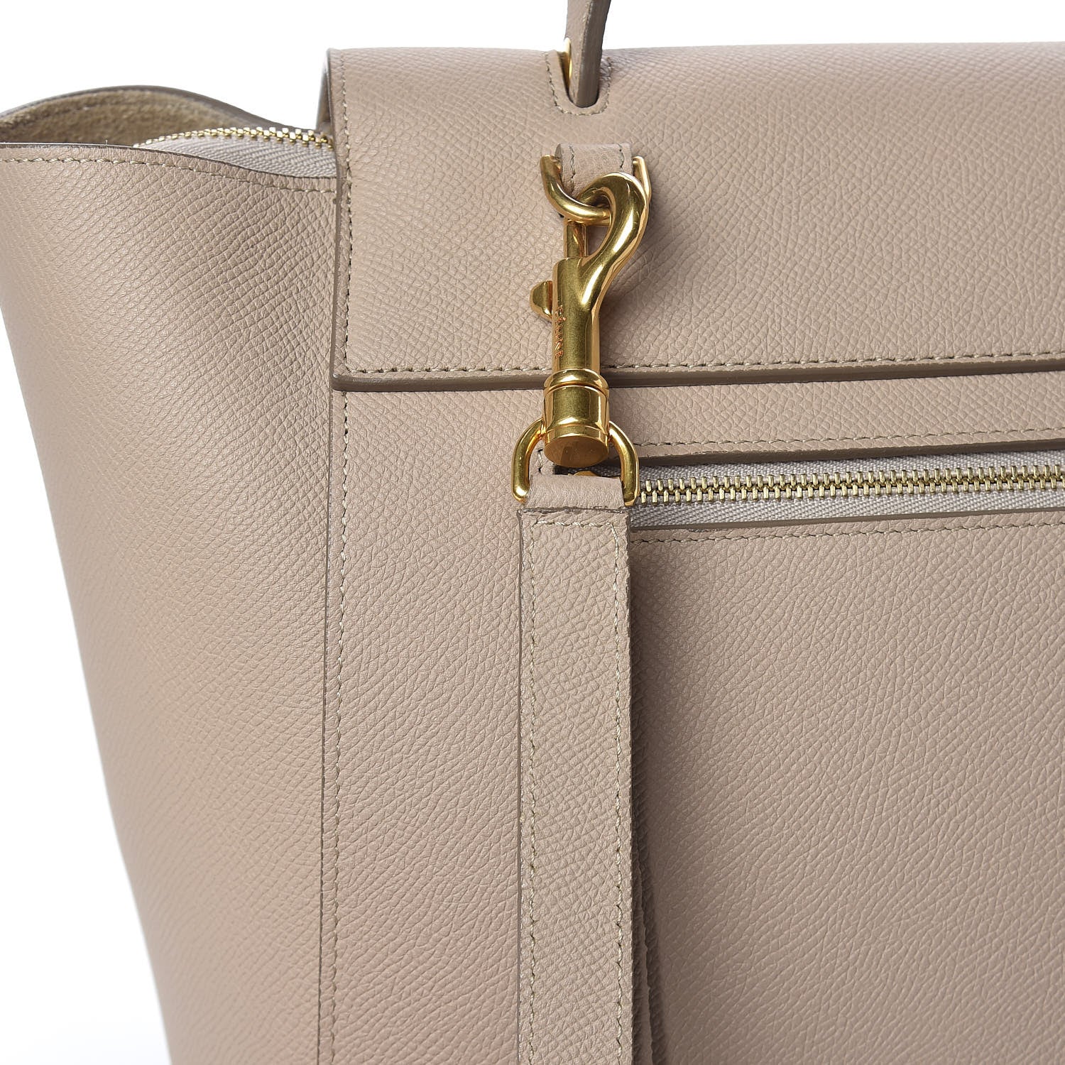 Celine Grained Calfskin Mini Belt Bag Dune 11 of 14