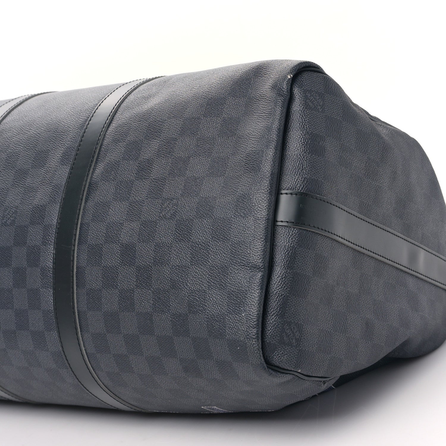 Louis Vuitton Damier Graphite Logo Keepall Bandouliere 50 Gris 7 of 8