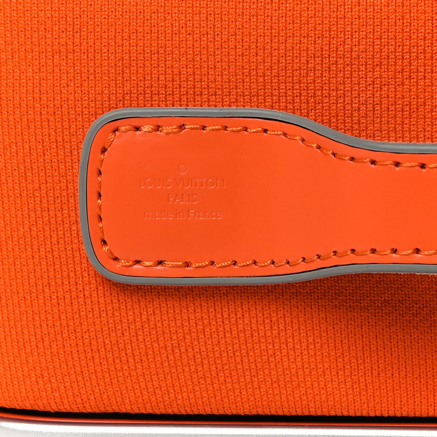 Knit Monogram Horizon Soft Duffle 55 Orange