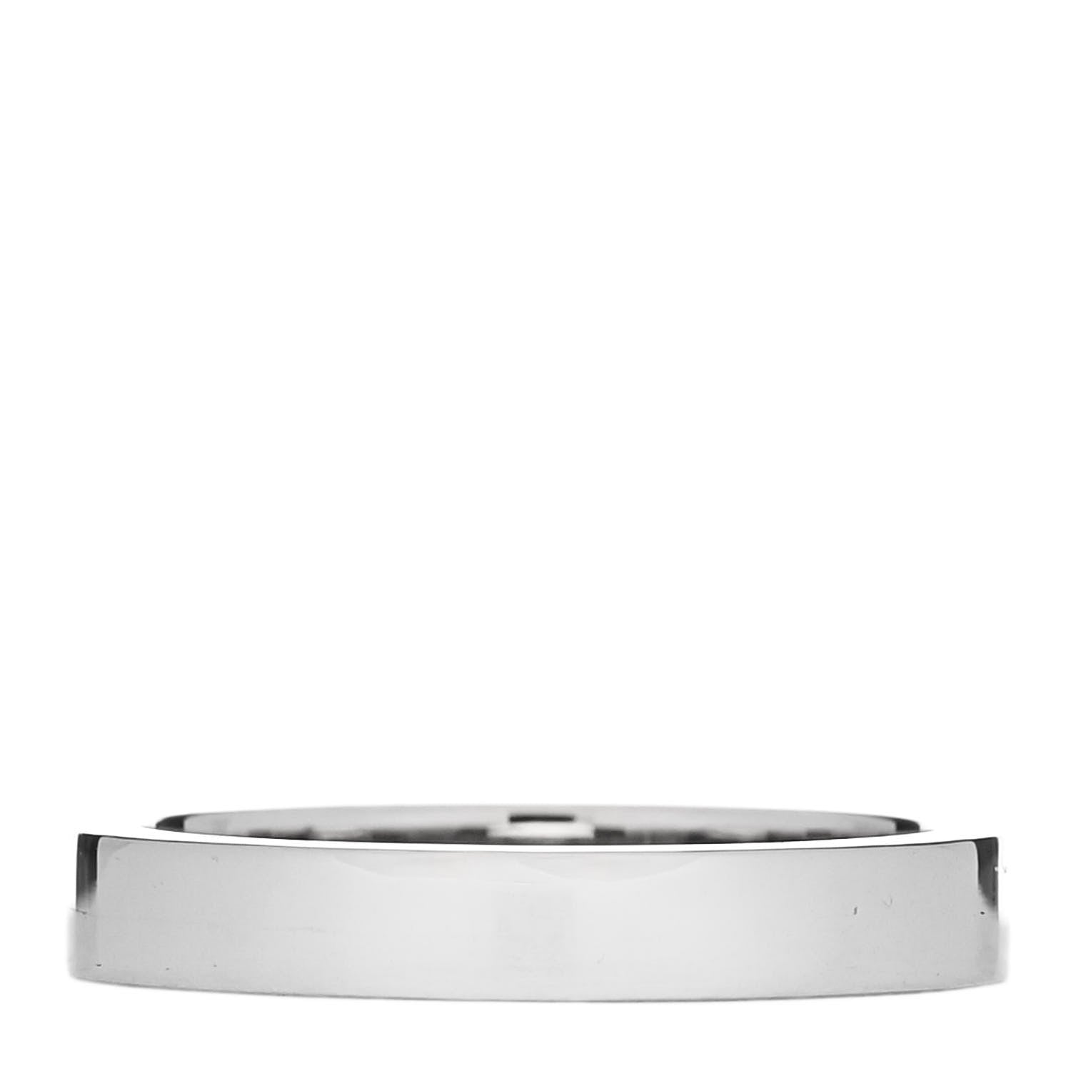 Cartier Platinum Diamond 3mm C De Cartier Wedding Band Ring 48 4.5 3 of 4