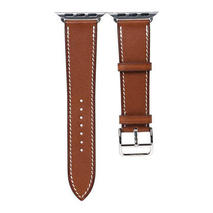 Hermes Barenia 42mm Apple Watch Single Tour Band  Fauve 1 of 11