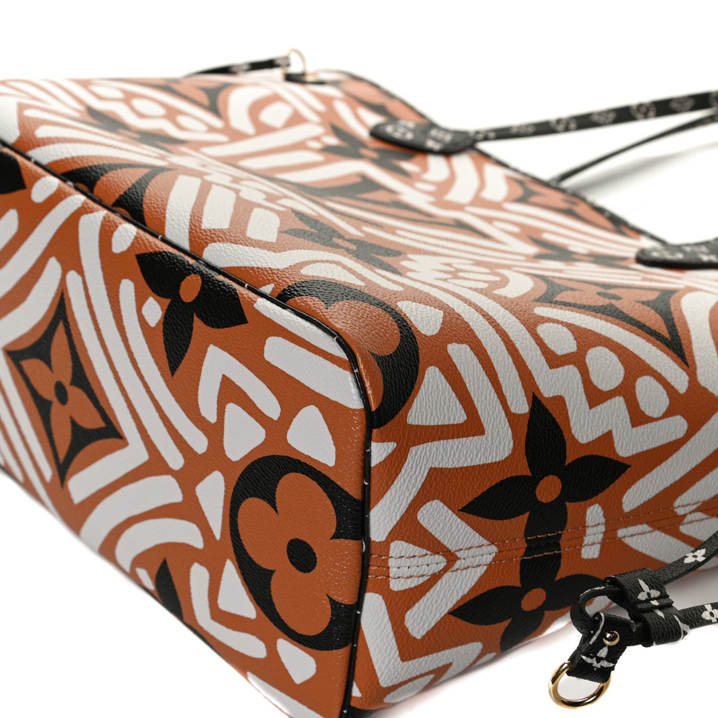 Monogram Giant Crafty Neverfull MM Creme Caramel
