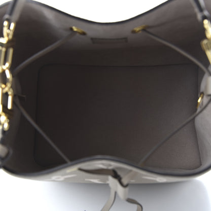 Louis Vuitton Empreinte Monogram Giant Neonoe MM Tourterelle Creme 6 of 10