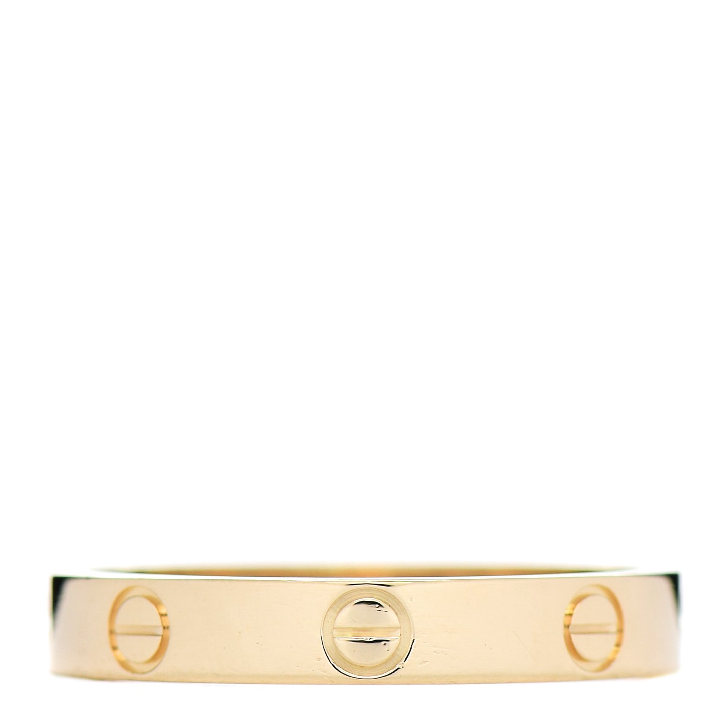 18K Yellow Gold 3.5mm LOVE Wedding Band Ring 61 9.5