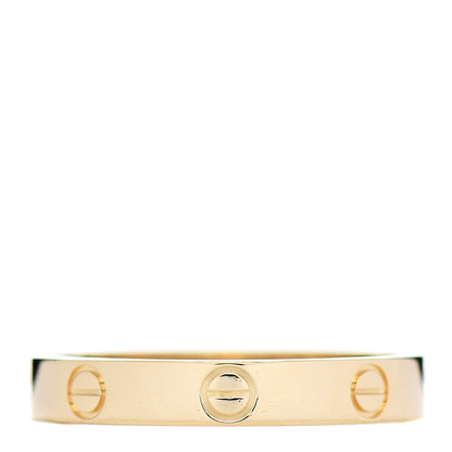 Cartier 18K Yellow Gold 3.5mm LOVE Wedding Band Ring 61 9.5 3 of 5