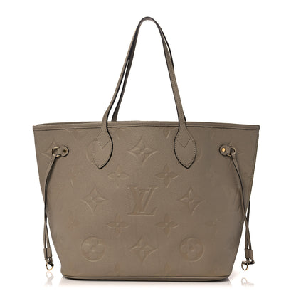Louis Vuitton Empreinte Monogram Giant Neverfull MM Tourterelle 10 of 10