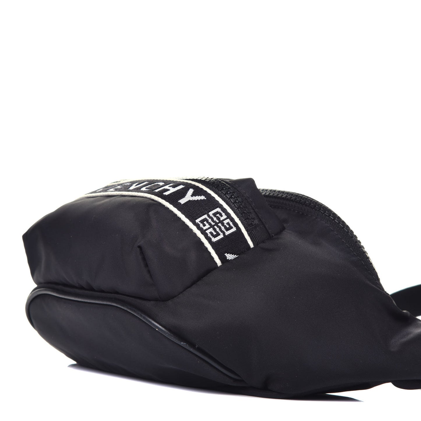Nylon Logo Belt Bag Black